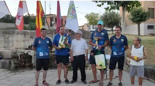 Campeones del torneo de petanca de Valverdón.