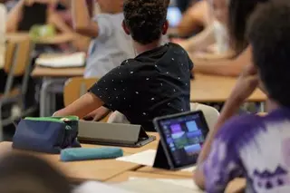 Niños en clase. EP