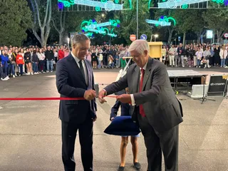 Encendido del recinto ferial de la Aldehuela | Belén Hurtado