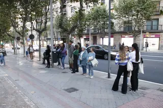 Concentración del Movimiento Feminista de Salamanca, que exige poder ejercer el derecho a la Interrupción Voluntaria del Embarazo en el hospital