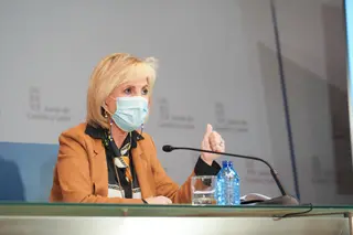 La consejera de Sanidad de la Junta, Verónica Casado