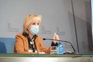 La consejera de Sanidad de la Junta, Verónica Casado