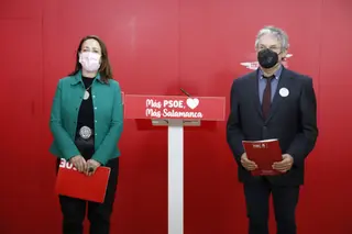 Rosa Rubio y Fernando Rubio tratan cuestiones fiscales relacionadas con Salamanca