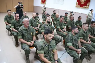 El REI 11 de Salamanca, condecorado por su operación tras la DANA