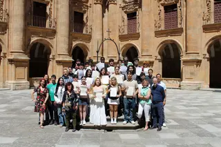 Robots submarinos, español y trabajo en equipo, una experiencia internacional que une a estudiantes de Chicago y Salamanca | UPSA