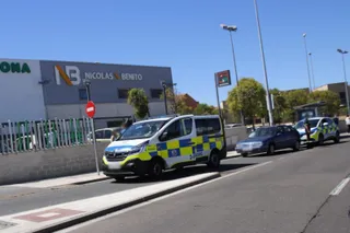 Policía Local en accidente en Salas Bajas
