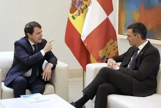 Mañueco y Pedro Sánchez en La Moncloa
