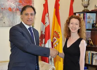 Carlos García Carbayo y Ana Suárez. Foto de archivo | FOTO S24H