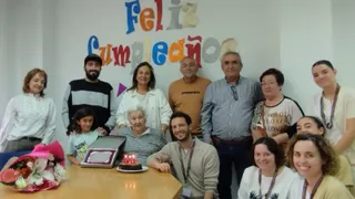 Leonor Perfecto celebra su centésimo cumpleaños | Ayuntamiento de Santa Marta