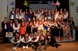 Graduación de cuarto de ESO en el Colegio Esclavas del Sagrado Corazón