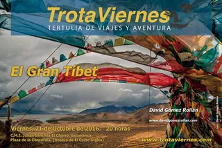 David Gómez Rollán proyecta El Gran Tíbet