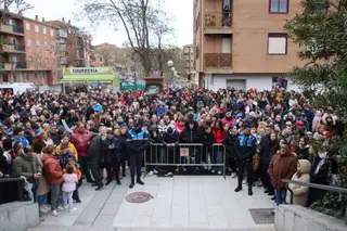 Ambiente del Cristo de la Vela en Salamanca en la Semana Santa de Salamanca 2024