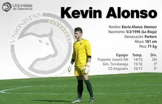 Kevin Alonso, nuevo portero de Unionistas