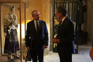 Carlos García Carbayo recibe la visita de Robert Krmelj