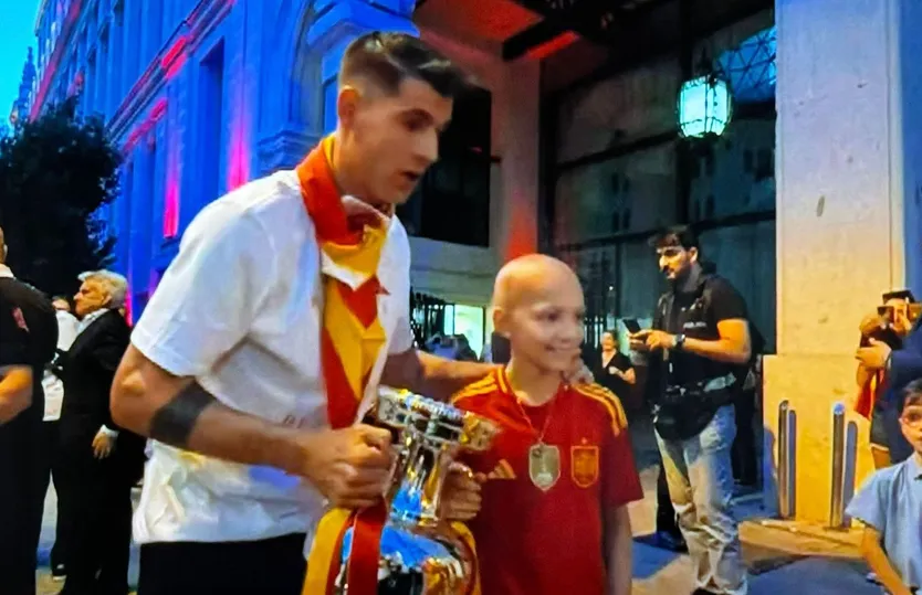 Álvaro Morata y María, la