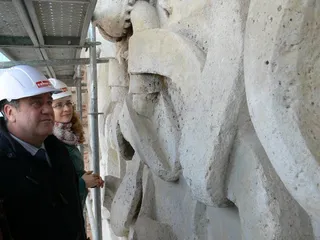 La Junta culmina la restauración de la fachada de la iglesia de Santa María Magdalena