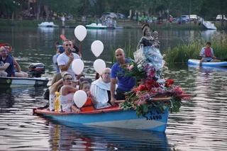 Procesión de la Virgen del Carmen por Alba de Tormes