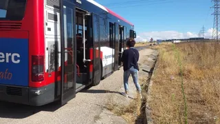 Reventón rueda AvanzaBus