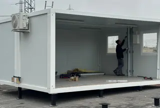 Caseta para el gimnasio de la base del Salamanca CF UDS | FOTO SALAMANCA CF UDS