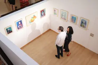 Apertura de la exposición con la selección de los trabajos de los alumnos de la Escuela de San Eloy correspondientes al curso 2025-2026