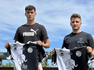 Teijeira y Ekaitz Jiménez | FOTO UNIONISTAS CF