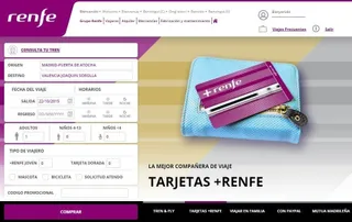 Renfe renueva su página web y lanza la venta en tres pasos. Archivo.