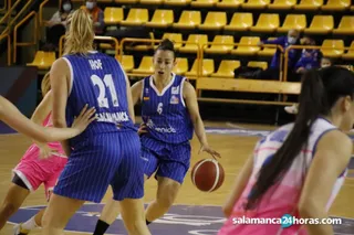 Silvia y Hof, en un partido de la temporada pasada.