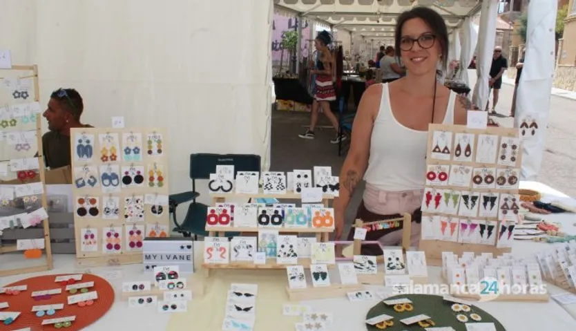 Mercado artesanal y tortilla en Valdelosa
