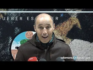 Rueda de prensa tras el Salamanca CF UDS - Celta B