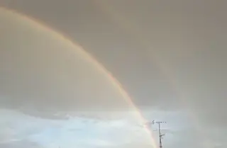 Doble arcoíris jueves 18 de junio 2026