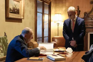 Ricardo Rivero y Javier Solana