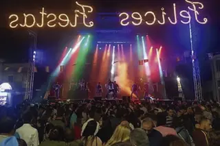 Imagen de archivo de las fiestas de Santiago de la Puebla.