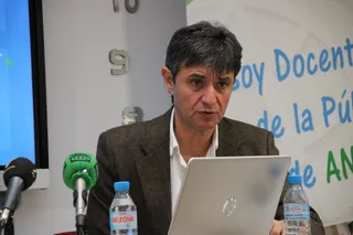 Jose Luis Pérez Pérez, secretario de Comunicación de ANPE Castilla y León