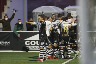 Unionistas celebra el 2-1 de De Miguel ante el Rayo Majadahonda / FOTO SALAMANCA24HORAS (20)