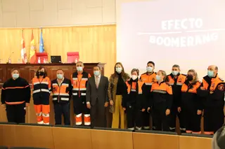Presentación de la campaña de captación de voluntarios de protección civil | FOTO SALAMANCA24HORAS.COM