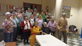 Taller máscaras mayores 6