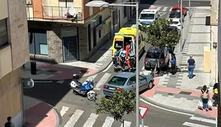 Accidente en la calle Agricultura
