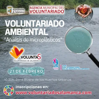 Salamanca busca voluntarios para "dar caza" a los microplásticos en la ribera del río | Ayto Salamanca