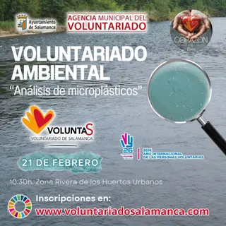 Salamanca busca voluntarios para "dar caza" a los microplásticos en la ribera del río | Ayto Salamanca