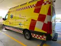 Ambulancia. Foto de archivo