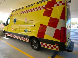 Ambulancia. Foto de archivo