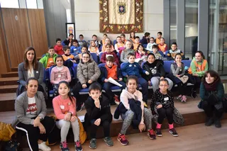 Visita escolares Ayuntamiento Guijuelo