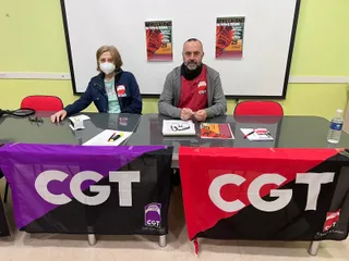 Jacinta Sánchez y Juan García, de CGT Salamanca