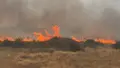 Se reactiva el incendio en un solar junto al CEIP San Blas en Santa Marta de Tormes