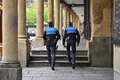 Policía Local De Salamanca En La Plaza Del Corrillo