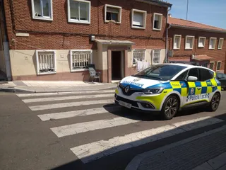 Policía Local en el barrio del Carmen
