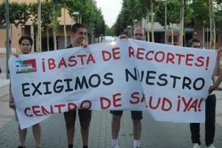 Manifestación por el centro de salud del Zurguén