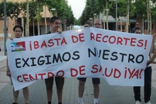 Manifestación por el centro de salud del Zurguén
