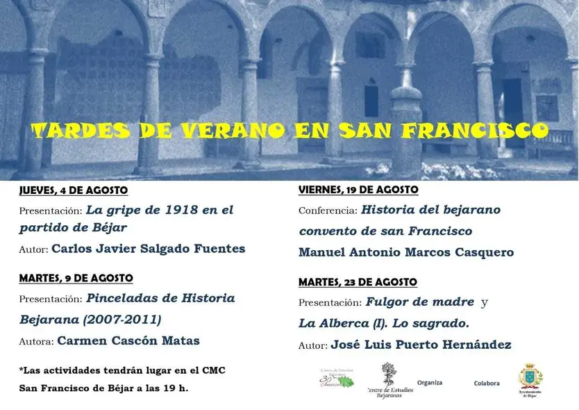 Cartel Centro de Estudios Bejaranos 