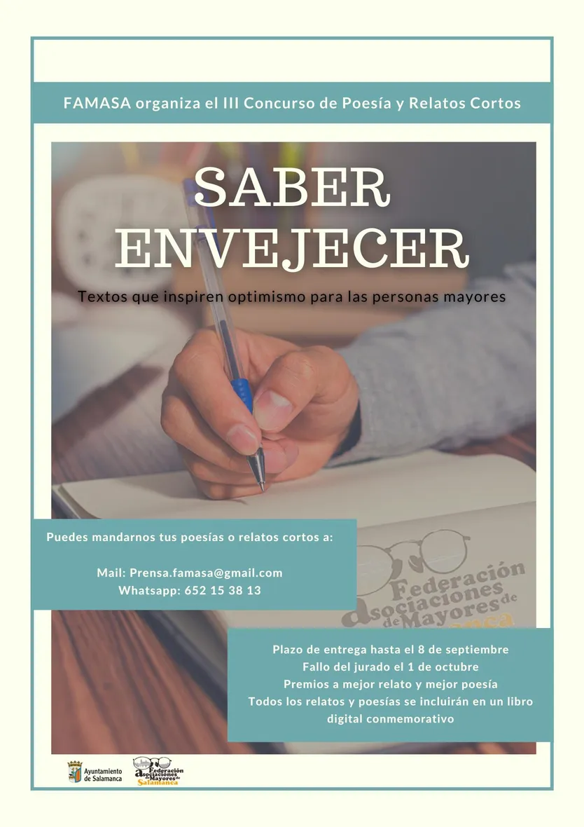 FAMASA Cartel Concurso de Poesia y Relatos Cortos